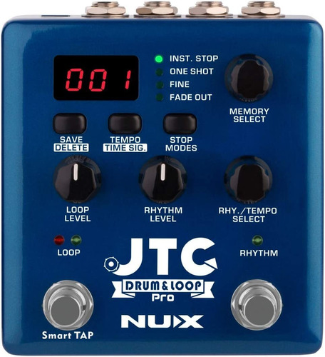 Nux Jtc Pro Drum Loop Pro Dual Switch