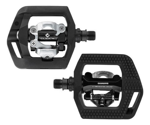 Pedal Encaixe Shimano Pd-t421 Click-r (com Taquinho Sm-sh56)