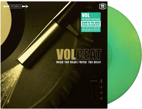 Volbeat Rock The Rebel Metal The Devil Lp Green Vinyl