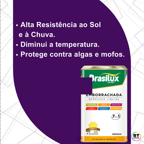 Tinta Roxo Intenso Emborrachada 16l Infiltração E Fissuras