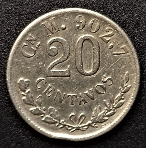 20 Centavos 1898 Cnm  Republica