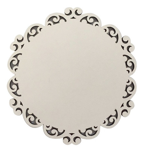  10 Plaquinhas Em Mdf Branco Mini Supla P/ Artesanato 1178