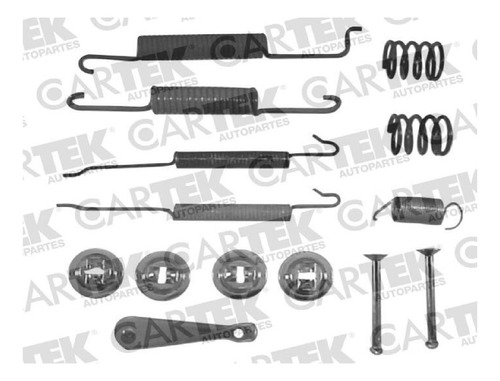 Kit Freno De Tambor Volkswagen Gol 2009-2011 Tras Ck