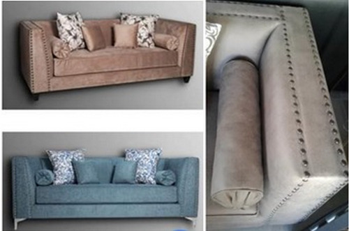 Sillón Sofá Camboriu Tapizado 3 Cpos - Color Living - Ccc