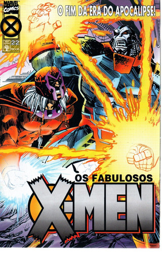 Os Fabulosos X-men N° 22 - Em Português - Editora Abril - Formato 17 X 26 - Capa Mole - Bonellihq Cx344 I23