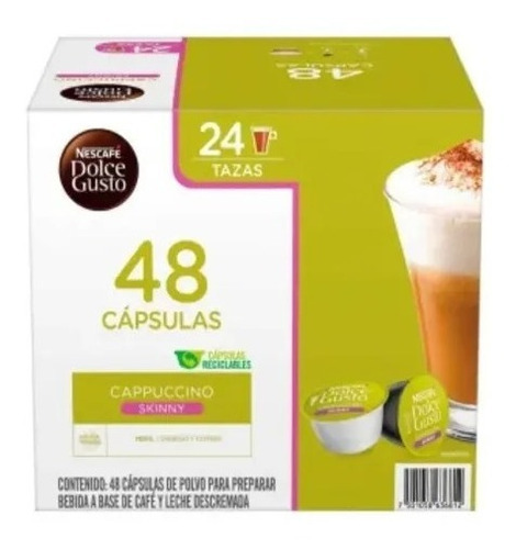 Café Dolce Gusto Nescafé Capuccino Skinny 48 Pzas