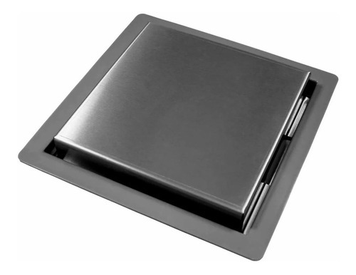 Ralo Quadrado 15x15cm C/ Tampa De Inox