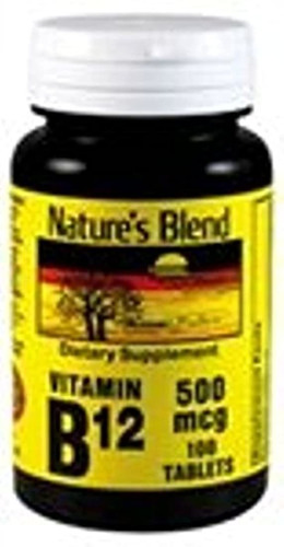 Blend Vitamina B-12 500 mcg 100 tabletas De La Naturaleza