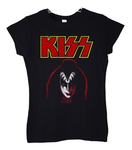 Polera Mujer Kiss Gene Simmons Rock Abominatron