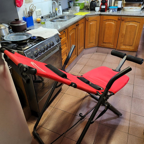 Máquina Aeróbica De Abdominales Backlounge Modelo Abdominal Rojo (Usado)