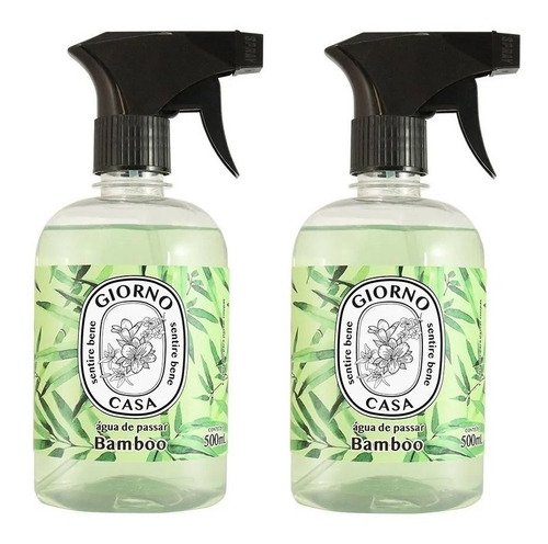 Imagem 2 de 9 de Kit Aromatizador Para Tecidos Bamboo 500 Ml - 2 Unid.
