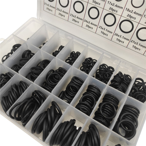 Juego De 800 Juntas Tóricas Negras En Caja