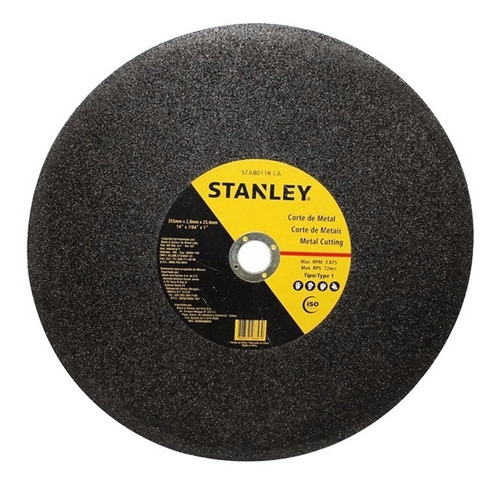Disco Corte Metal 14 Eje 1 Stanley Sta8011r-la Color Plateado