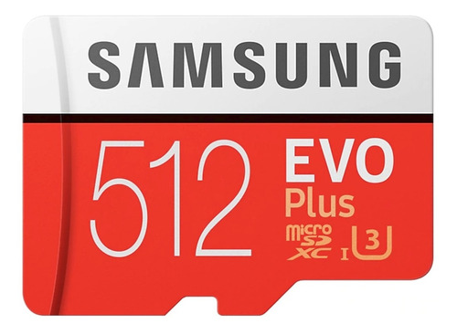 Cartao Samsung Micro Sdxc Evo+ 100mb/s 4k 512gb 100%original