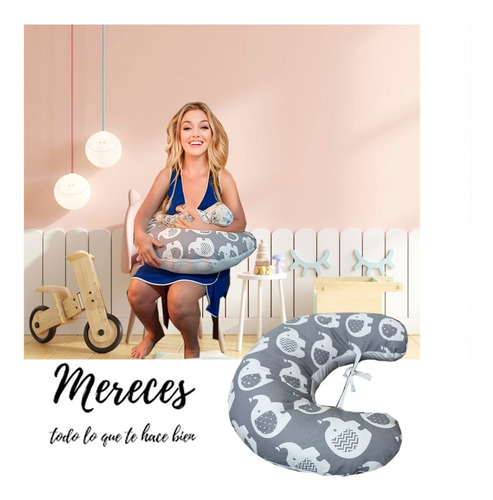 Imagen 4 de 4 de Set Nacimiento Bebe Almohadon Amamantar -7 Piezas
