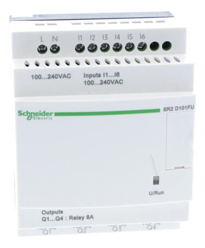 Sr2d101fu Plc Compact Smart Relay, Zelio Logic Sr2 Sr3, 10