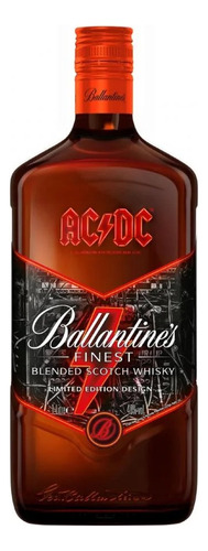  Whisky Ballantines Finest Acdc 700cc Edición Limitada