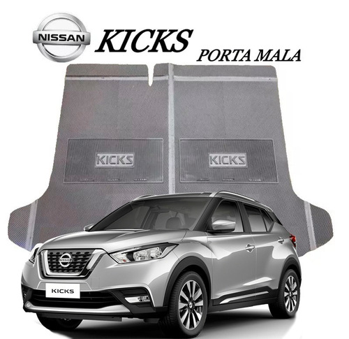 Tapete Interno Borracha Porta Mala Nissan Kicks 2016 2017