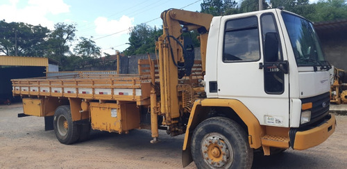 Ford Cargo 1615 Ano 1990 Com Munck 5.000 Kg No Pé.