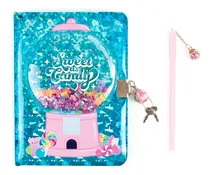 Comprar Diario Íntimo Con Glitter Y Candado Make It Real - Vaj
