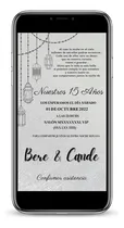 Comprar Invitación Digital Tarjeta Quince Años