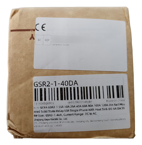 Juego De 2 Relevadores De Estado Solido Geya 40a