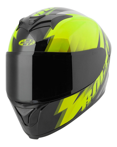 Casco Integral Joe Rocket Rkt 100 Atomic 3.0 Hiviz / Black