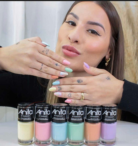 Imagen 3 de 3 de Esmaltes Anita Colección Xo Pandemia 6 Unidades