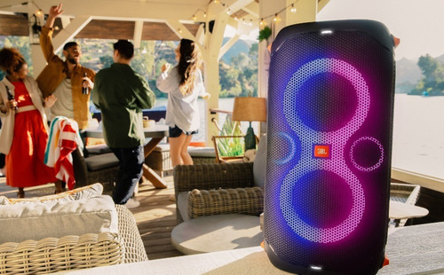 Imagen 9 de 10 de Bocina JBL PartyBox 110 portátil con bluetooth black 100V/240V
