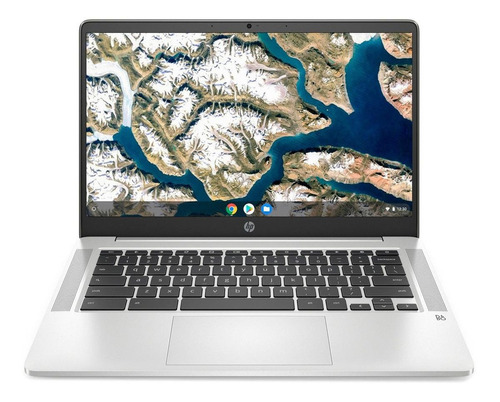 Notebook HP Chromebook 14a-na0031wm mineral silver 14", Intel Pentium Silver N5000  4GB de RAM 64GB SSD, Intel UHD Graphics 605 1366x768px Google Chrome