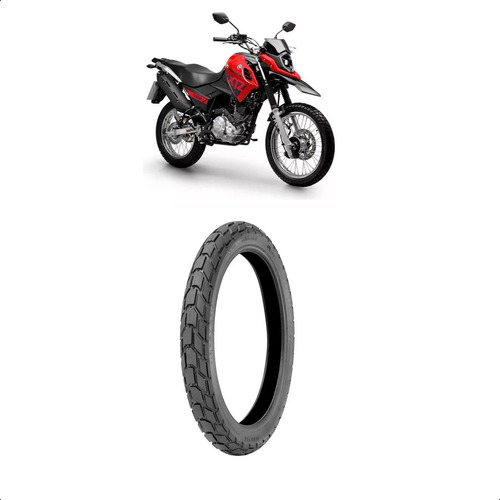Pneu Dianteiro Moto 90/90-19 T&c Com Câmara 52t