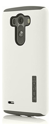 Incipio Dualpro Case For LG G3 Retail Packaging White/gray