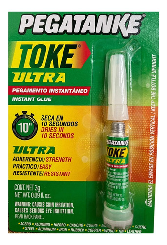 Pegamento Instantaneo Pegatanke Toke Ultra 3g 