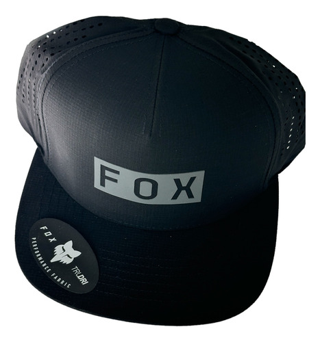 Gorra Fox Wordmark Tech Sb Hat Scar 100% Original Black