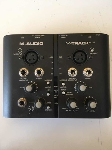 Placa De Audio M-audio M-track Plus Con Pro Tools Express