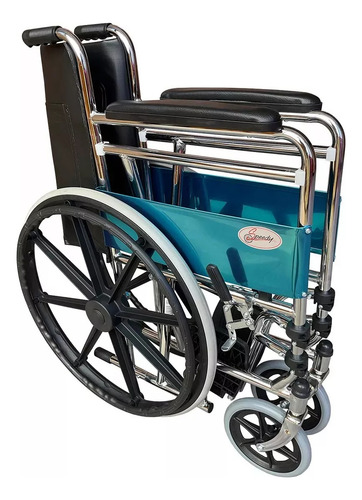 Silla De Ruedas De Lujo Con Cómodo Integrado Color Gris