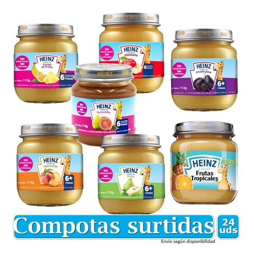 Compota Heinz Pack 113g X24 Unidades