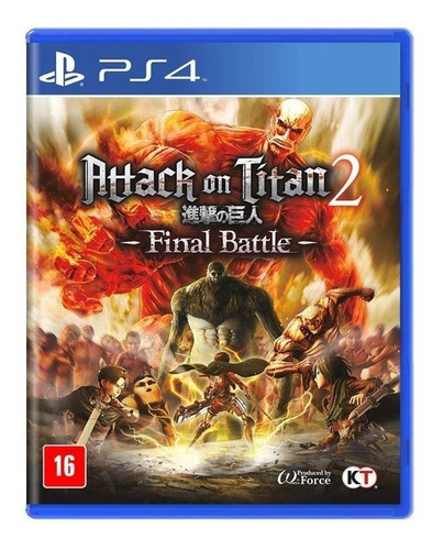 Attack On Titan 2 Final Battle - Ps4 - Novo - Mídia Física