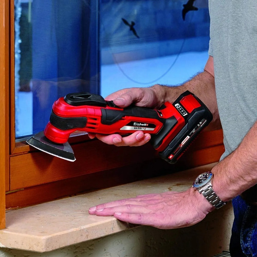Sierra Einhell Varrito Multifunción Inalámbrica + Accesorios Color Rojo Frecuencia