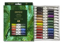 Comprar Pintura Acrílica Obertöne Profesional Quality 24 Tubos 12ml