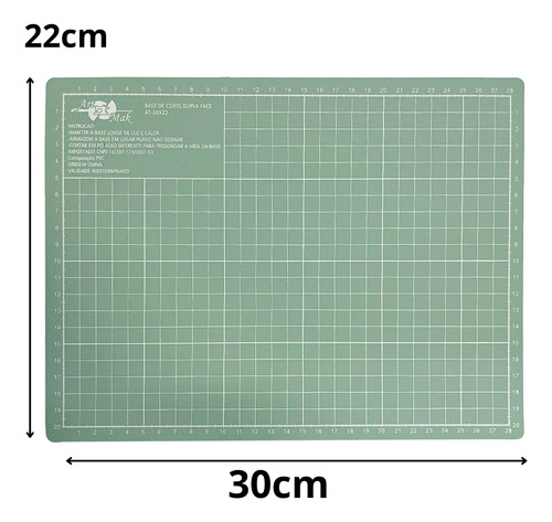 Base De Corte 22x30 A4 Para Artesanato Patchwork Placa Apoio