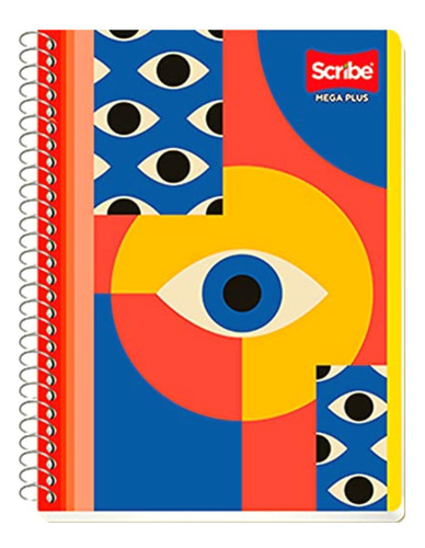 Scribe, Mega Plus, Cuaderno Francés Espiral Sencillo De