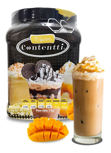 Chai Mango 1kg Frape Exquisito Cremosidad Sabor FRAPPUCCINO BASE NEUTRA