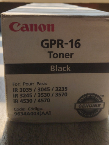 Tóner Canon Gpr-16 Original 