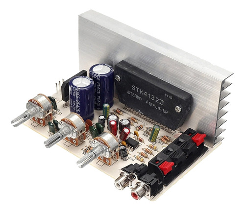Placa Amplificadora Dx-0408 Stk 50wx2 Amplificador De Doble