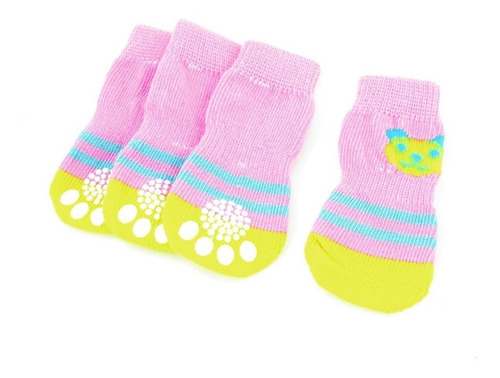 Calcetines Elásticos Antideslizantes 2 Pares Para Perros L