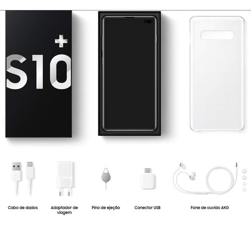 Smartphone Samsung Galaxy S10+ Plus 128gb+8gb Ram 6.4''
