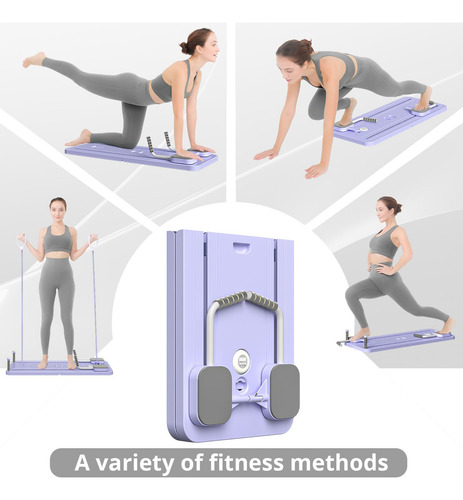Tabla De Pilates Violeta Multiuso Para El Hogar 5 En 1