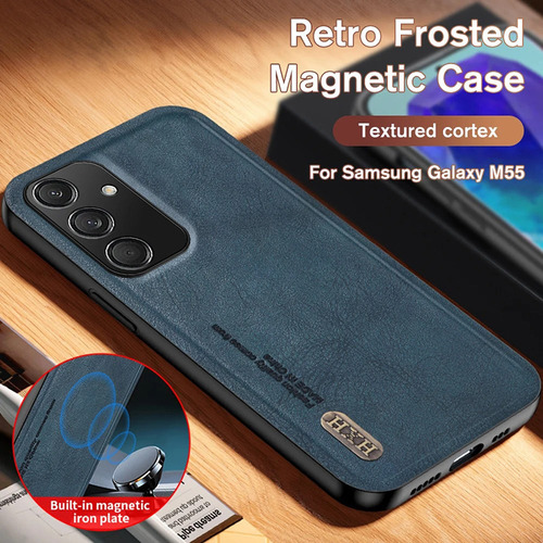 Funda Para Samsung Galaxy M15 55 Piel Exfoliante Antigua+mic
