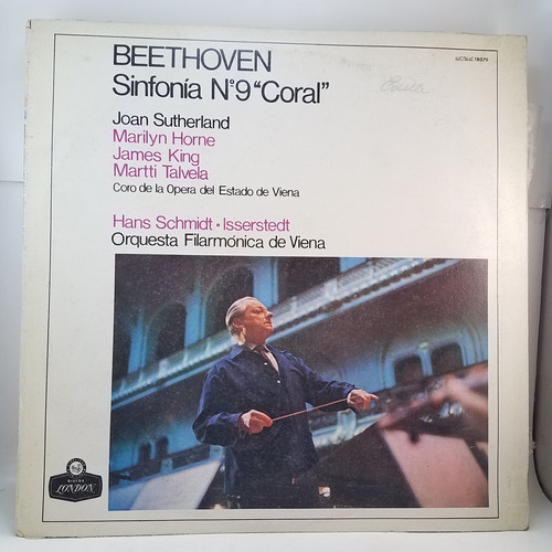 Beethoven - Sinfonia 9 En Re Menor Op 125 - Vinilo - Mb+